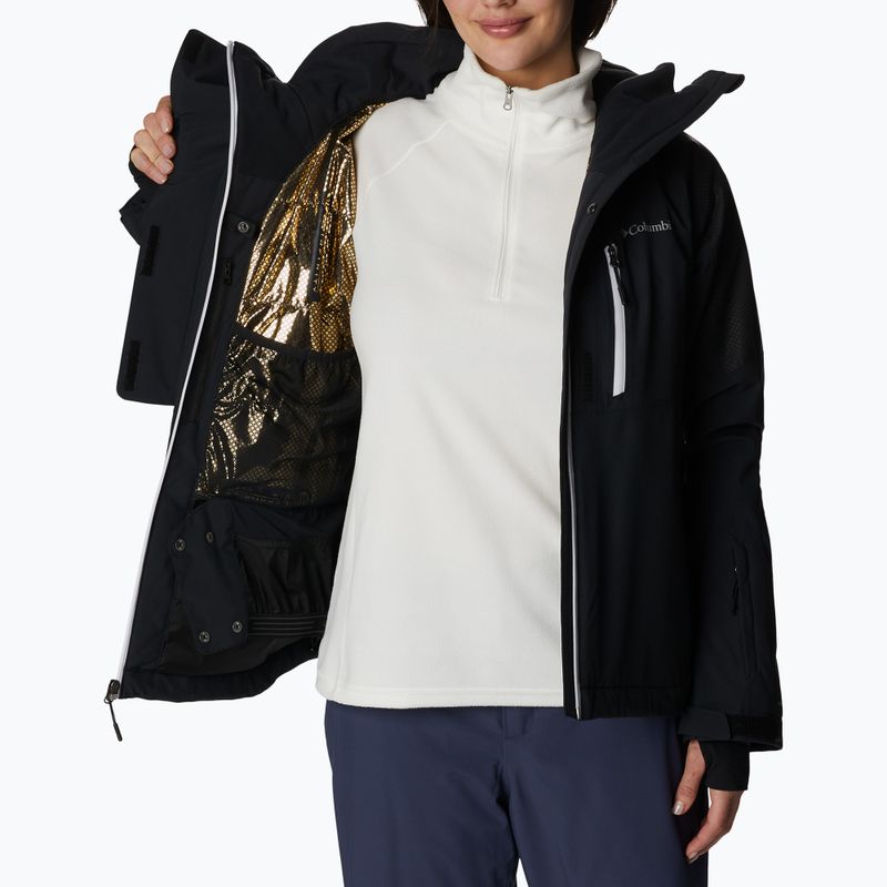 Kurtka narciarska damska Columbia Snow Slab Blackdot black 9