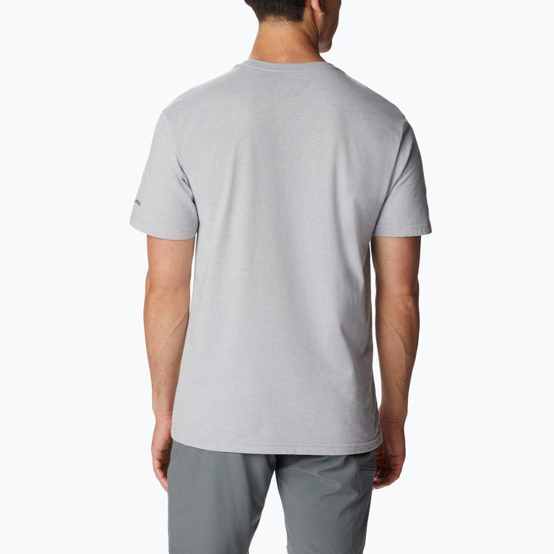 Koszulka męska Columbia CSC Basic Logo columbia grey heather/csc stacked logo 4