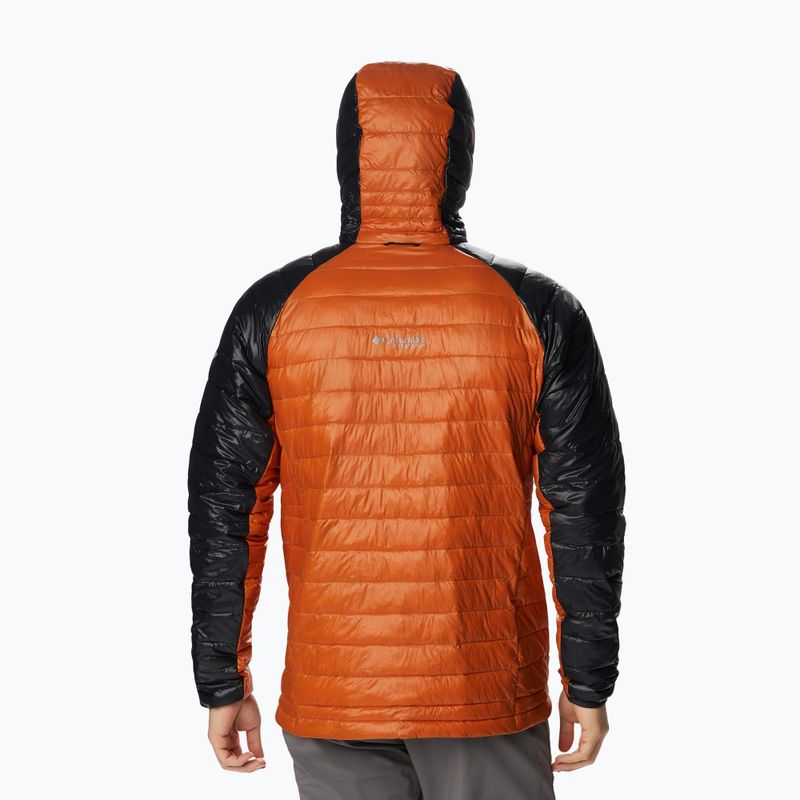 Kurtka męska Columbia Platinum Peak Hooded warm copper/black 3