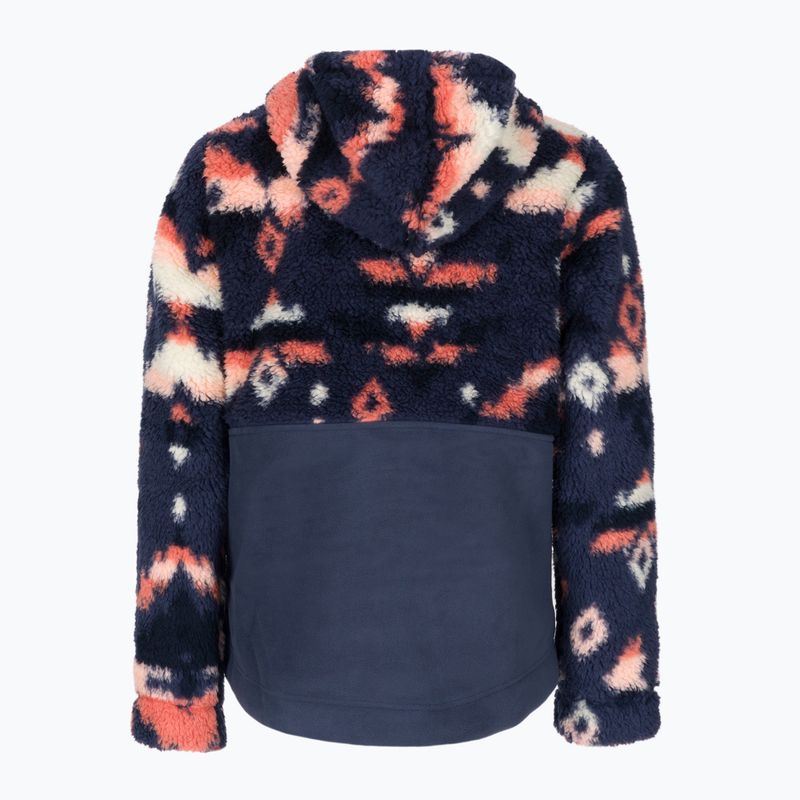 Bluza damska Columbia Winter Pass Sherpa Hooded nocturnal rocky mt print/nocturnal 9