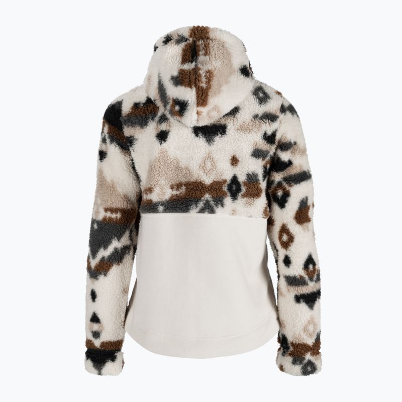 Bluza damska Columbia Winter Pass Sherpa Hooded chalk rocky mt print/chalk 7