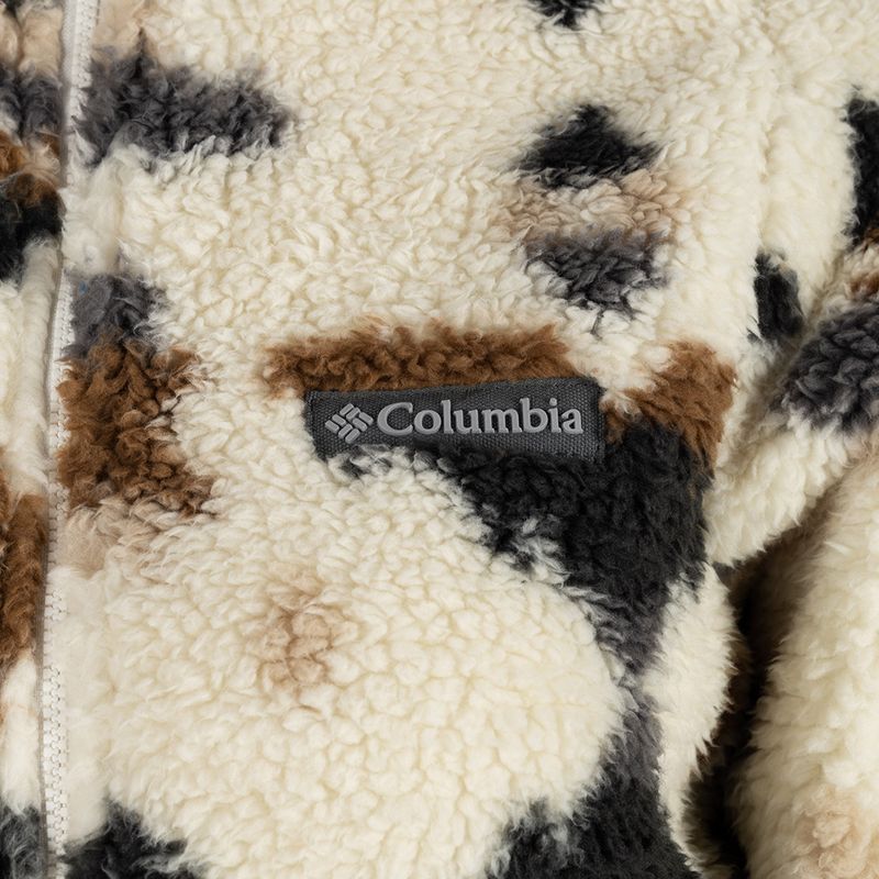 Bluza damska Columbia Winter Pass Sherpa Hooded chalk rocky mt print/chalk 9