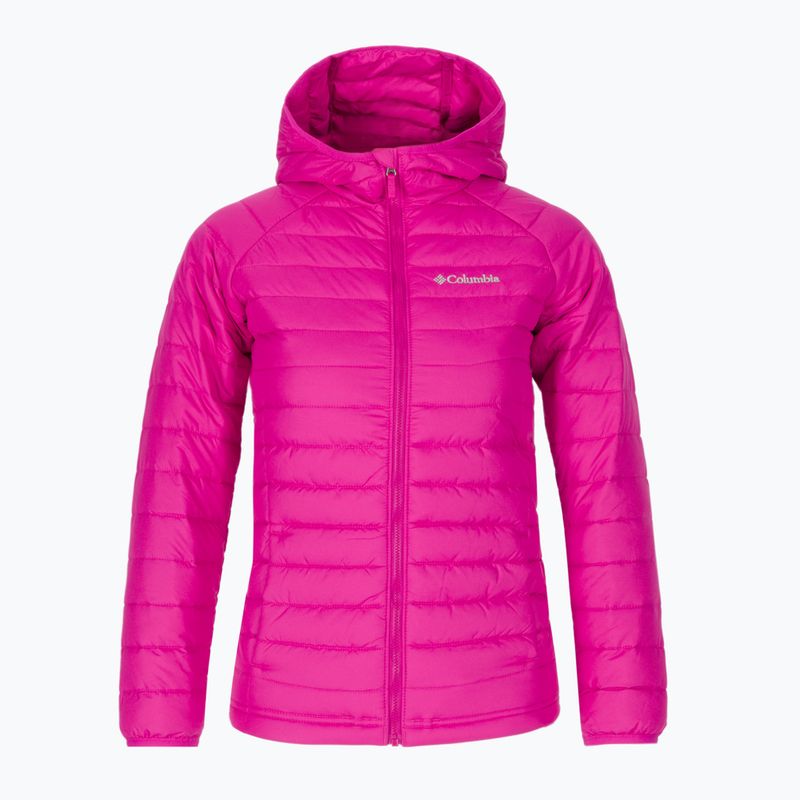 Kurtka dziecięca Columbia Powder Lite Hooded wild fuchsia