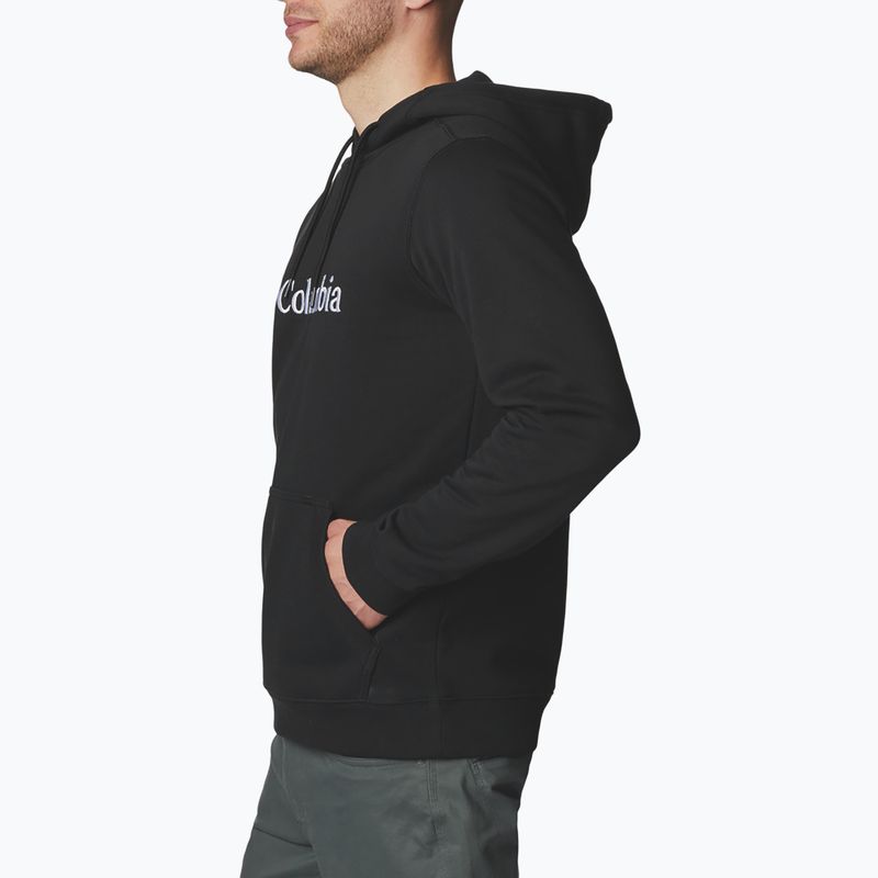 Bluza męska Columbia CSC Basic Logo II Hoodie black/white csc branded logo 3