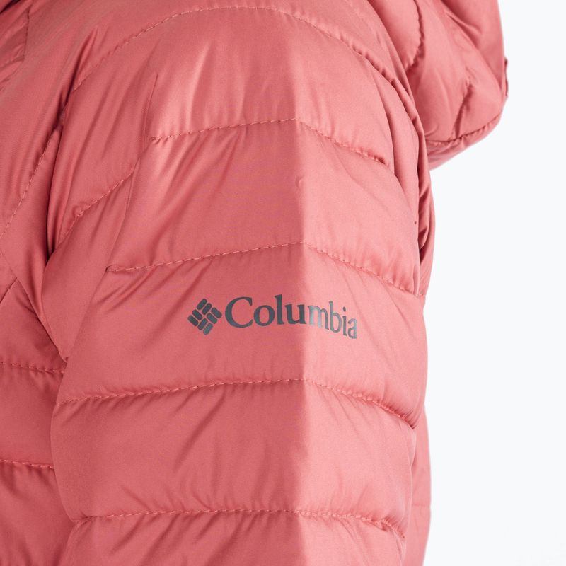 Kurtka damska Columbia Powder Lite Hooded dark coral 4