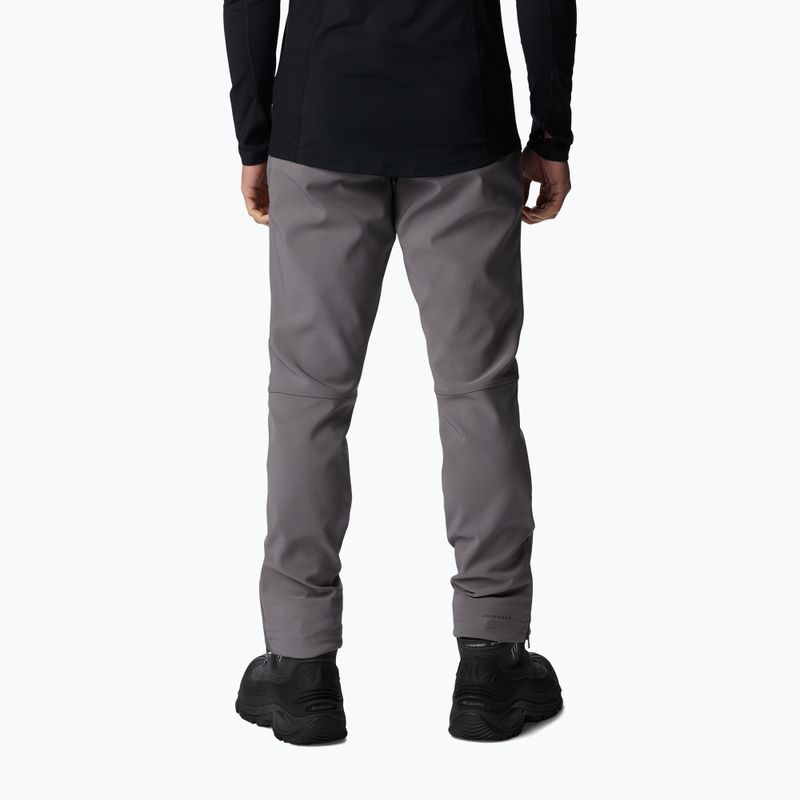 Spodnie softshell męskie Columbia Passo Alto III Heat city grey 2