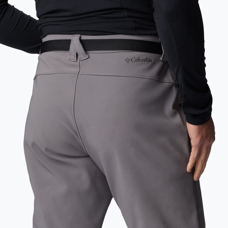 Spodnie softshell męskie Columbia Passo Alto III Heat city grey 5