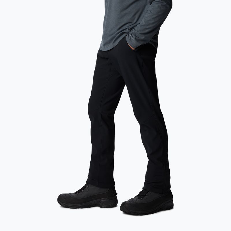 Spodnie softshell męskie Columbia Passo Alto III Heat black 3