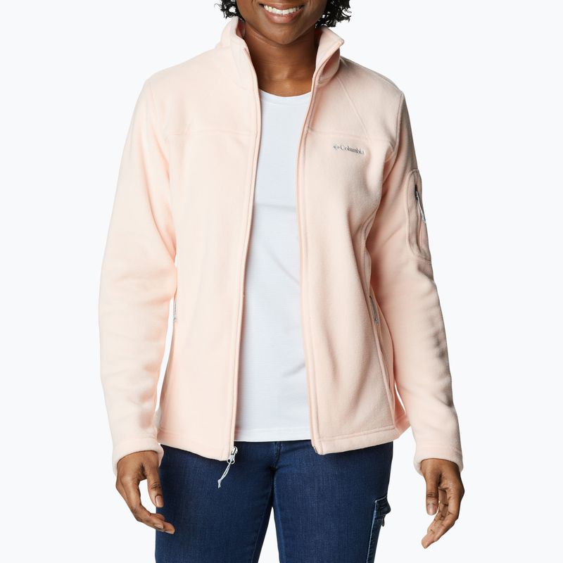 Bluza polarowa damska Columbia Fast Trek II peach blossom 6