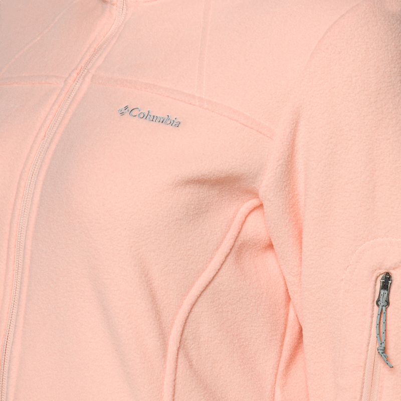 Bluza polarowa damska Columbia Fast Trek II peach blossom 3