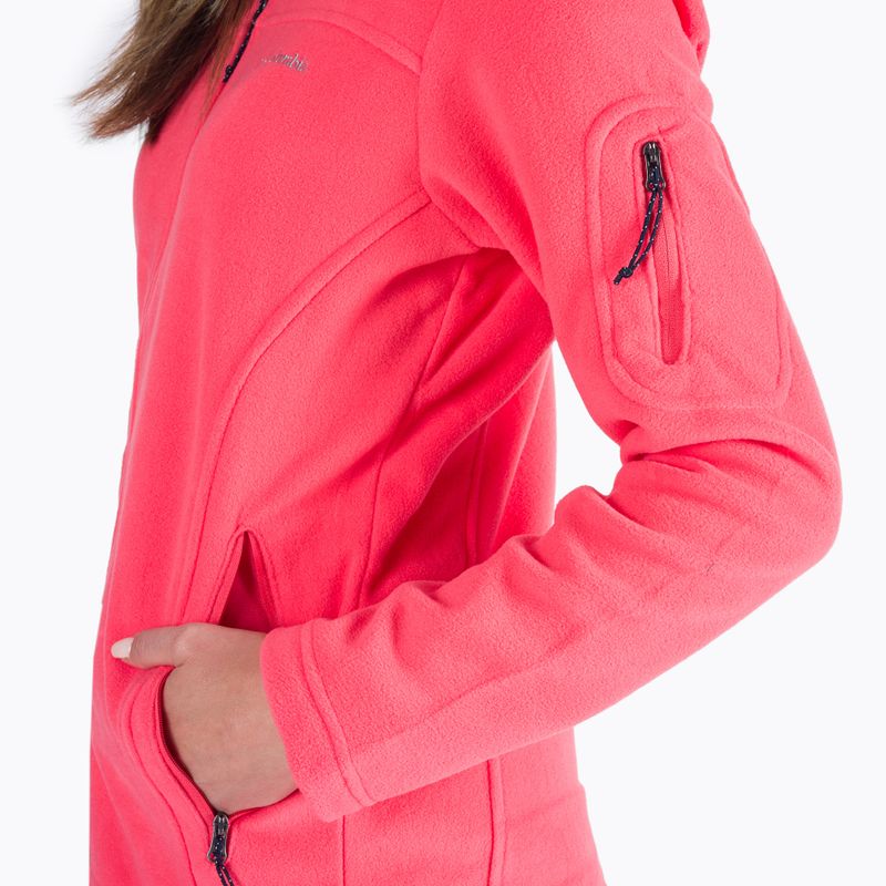 Bluza polarowa damska Columbia Fast Trek II blush pink 4