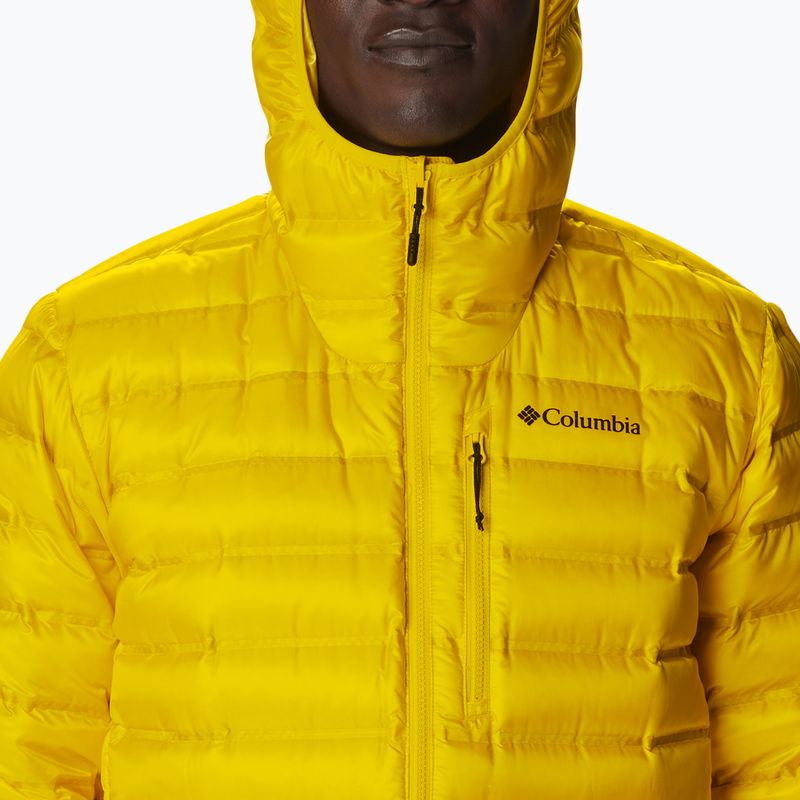 Kurtka puchowa męska Columbia Pebble Peak Down Hooded laser lemon 6