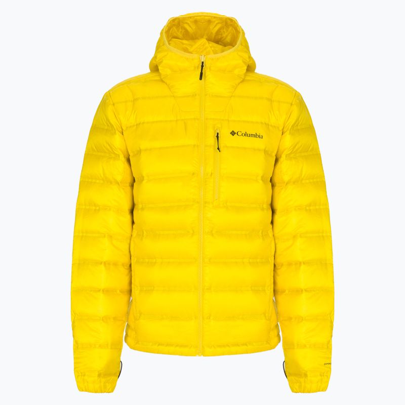 Kurtka puchowa męska Columbia Pebble Peak Down Hooded laser lemon 10