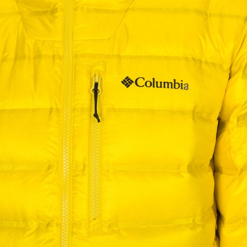 Kurtka puchowa męska Columbia Pebble Peak Down Hooded laser lemon 12