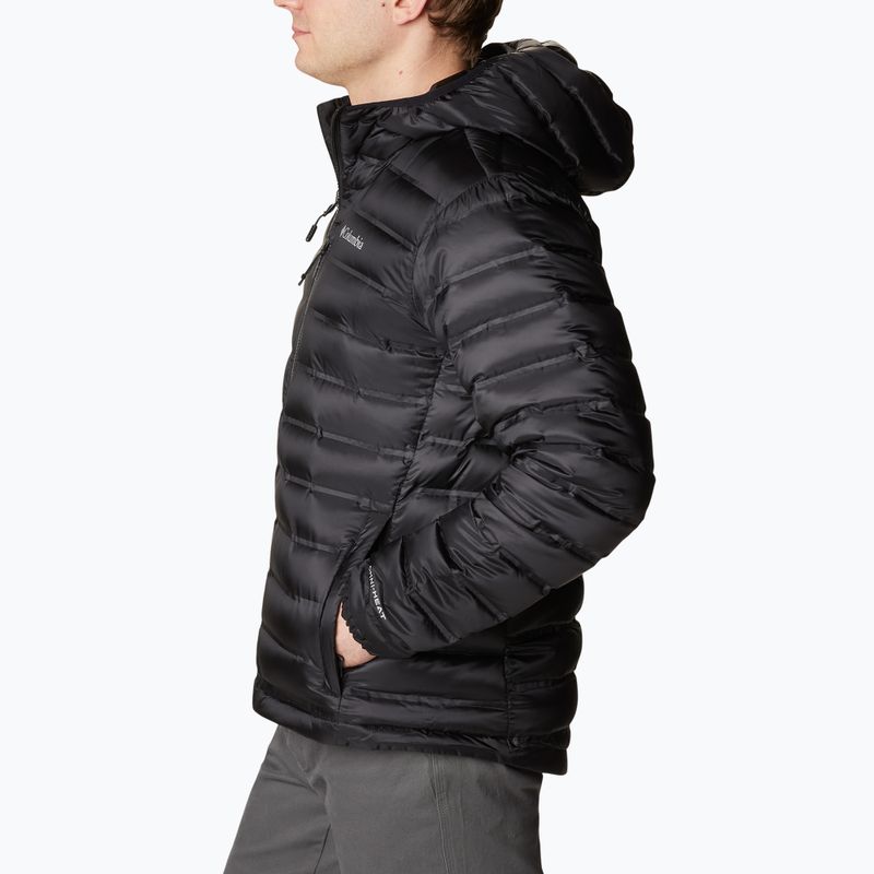 Kurtka puchowa męska Columbia Pebble Peak Down Hooded black 8