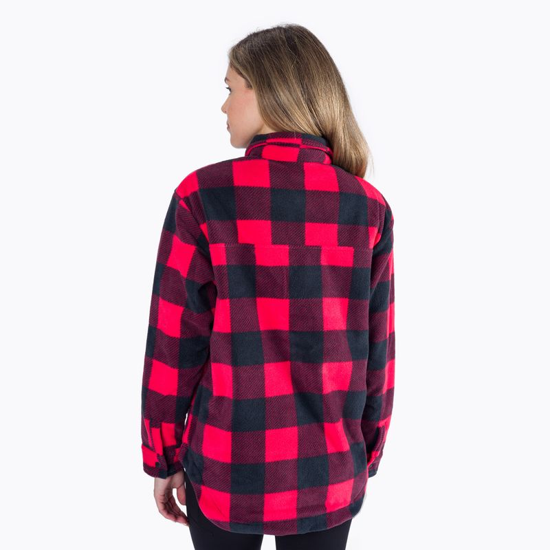 Koszula damska Columbia Benton Springs red lily check print 3