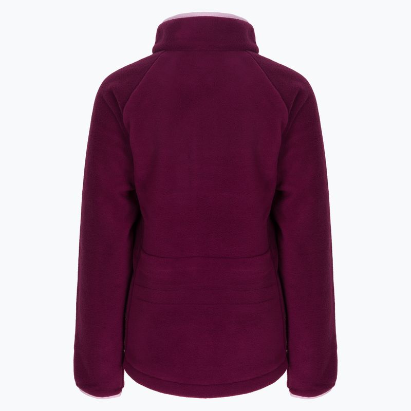 Bluza polarowa dziecięca Columbia Fast Trek III Full Zip marionberry/aura 2