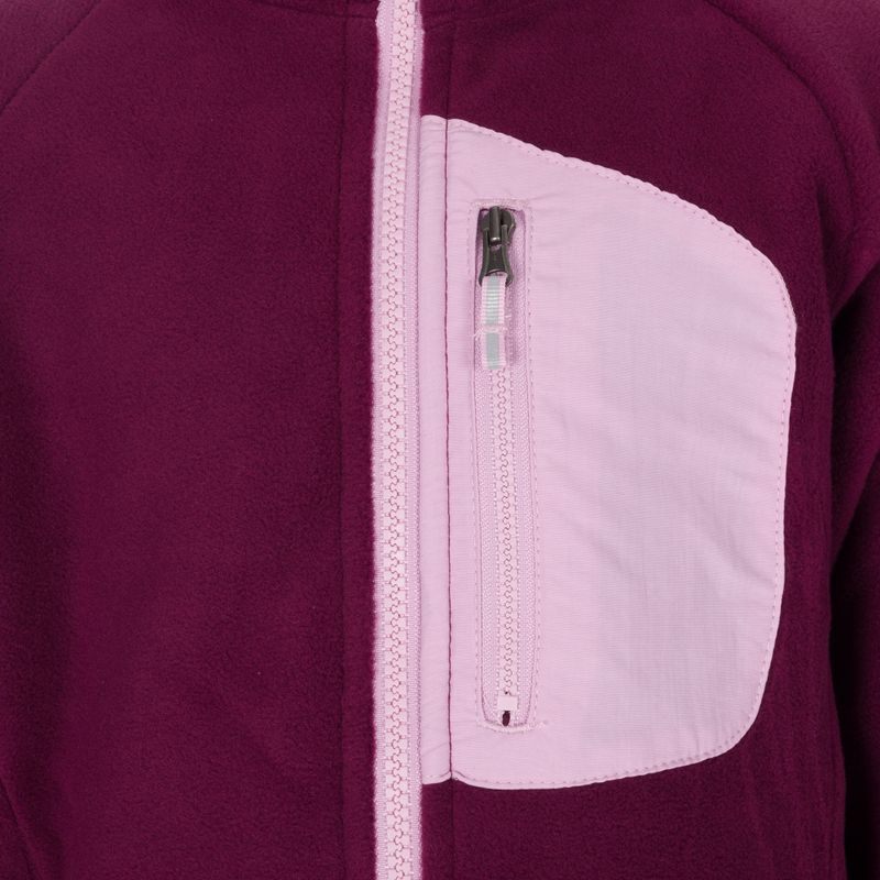 Bluza polarowa dziecięca Columbia Fast Trek III Full Zip marionberry/aura 3