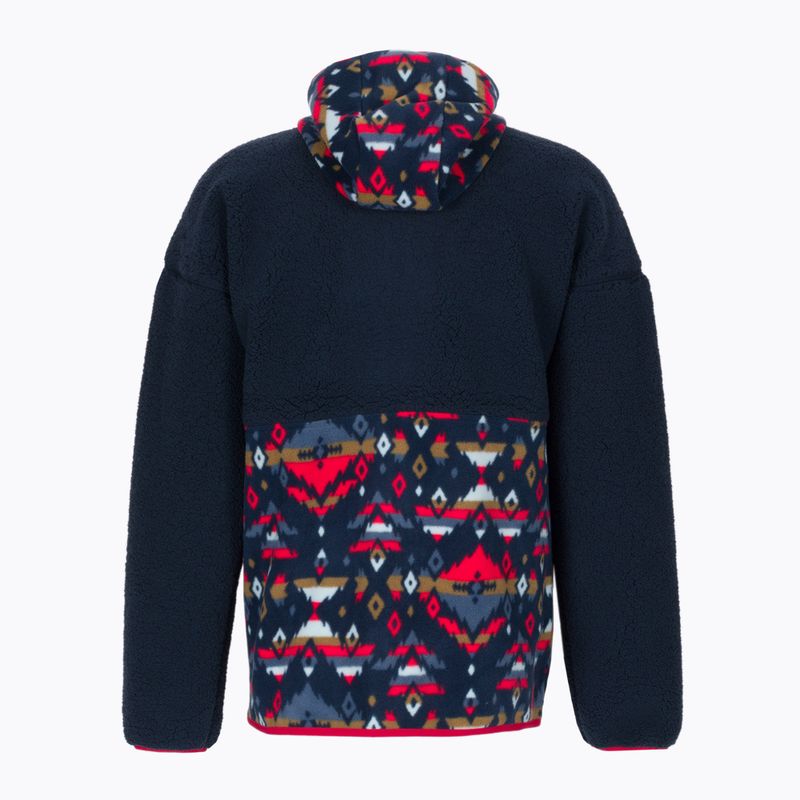 Bluza polarowa męska Columbia Backbowl Sherpa coll navy/coll navy rocky mtn print 8