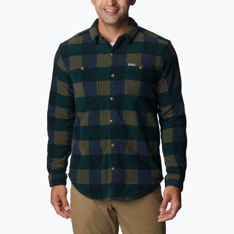 Koszula męska Columbia Flare Gun Fleece spruce multi check