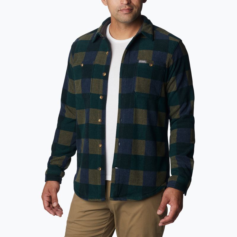Koszula męska Columbia Flare Gun Fleece spruce multi check 4