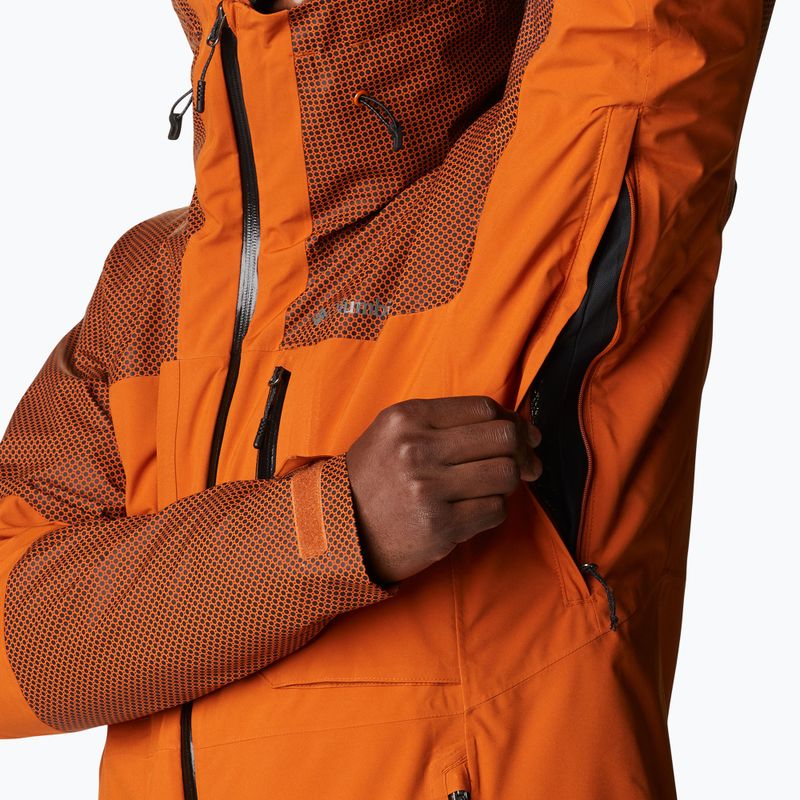 Kurtka narciarska męska Columbia Snow Slab Black Dot warm copper/warm copper w bd 9