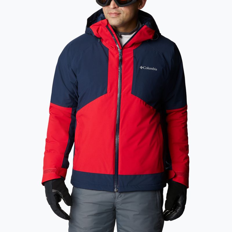 Kurtka narciarska męska Columbia Centerport II mountain red/collegiate navy