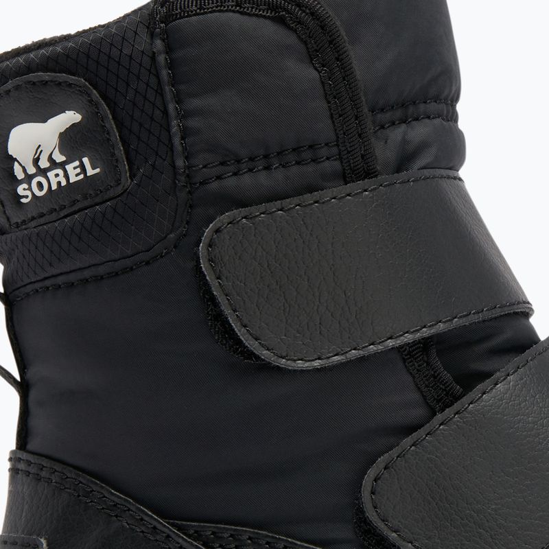 Śniegowce juniorskie Sorel Whitney II Strap black/sea salt 13