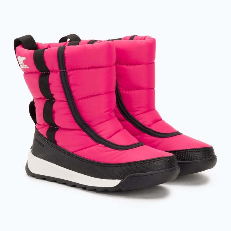 Śniegowce dziecięce Sorel Outh Whitney II Puffy Mid cactus pink/black 4