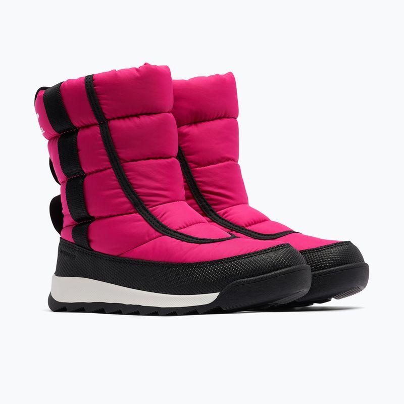 Śniegowce dziecięce Sorel Outh Whitney II Puffy Mid cactus pink/black 7