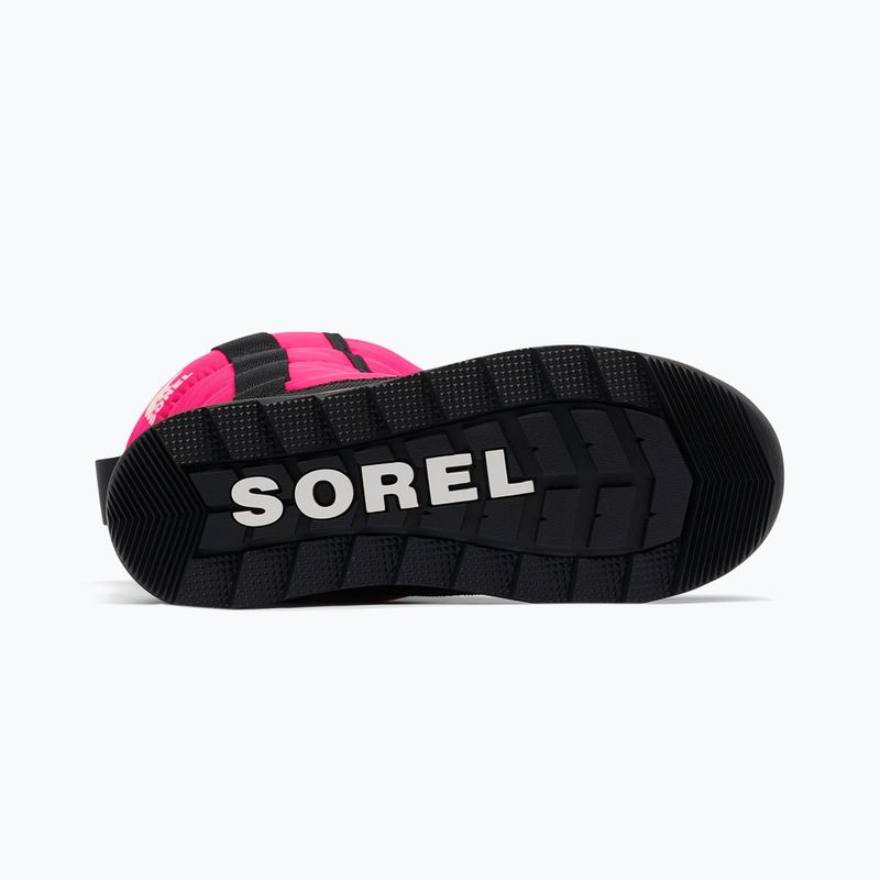 Śniegowce juniorskie Sorel Outh Whitney II Puffy Mid cactus pink/black 12