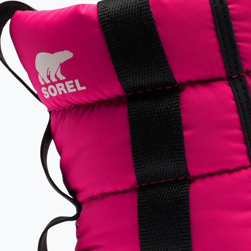 Śniegowce juniorskie Sorel Outh Whitney II Puffy Mid cactus pink/black 13