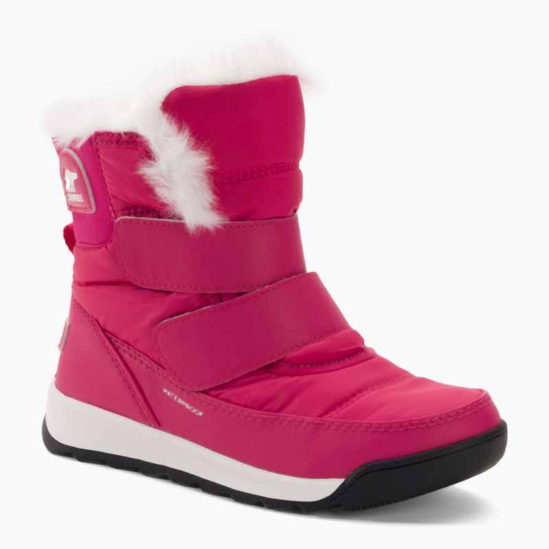 Śniegowce juniorskie Sorel Whitney II Strap Wp cactus pink/black