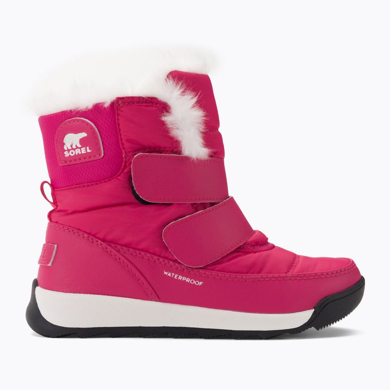 Śniegowce juniorskie Sorel Whitney II Strap Wp cactus pink/black 2
