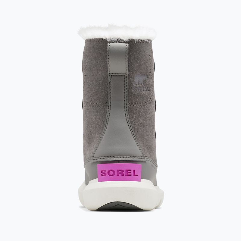 Śniegowce juniorskie Sorel Sorel Explorer Lace quarry/bright lavender 10