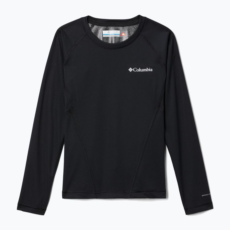 Bluza termoaktywna dziecięca Columbia Midweight Crew 2 black