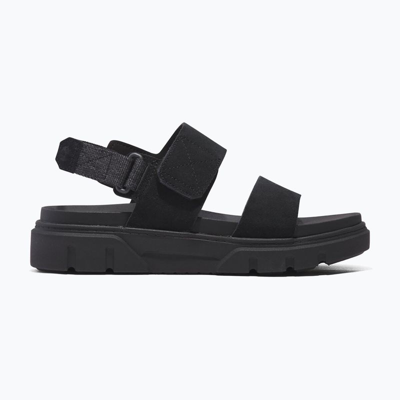 Sandały damskie Timberland Greyfield 2 Strap black suede 9