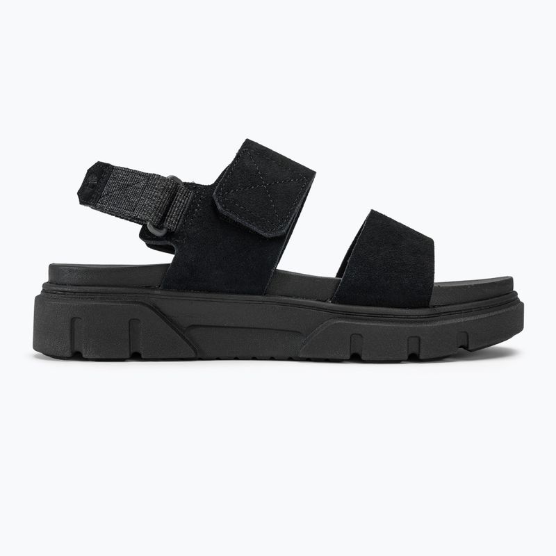 Sandały damskie Timberland Greyfield 2 Strap black suede 2