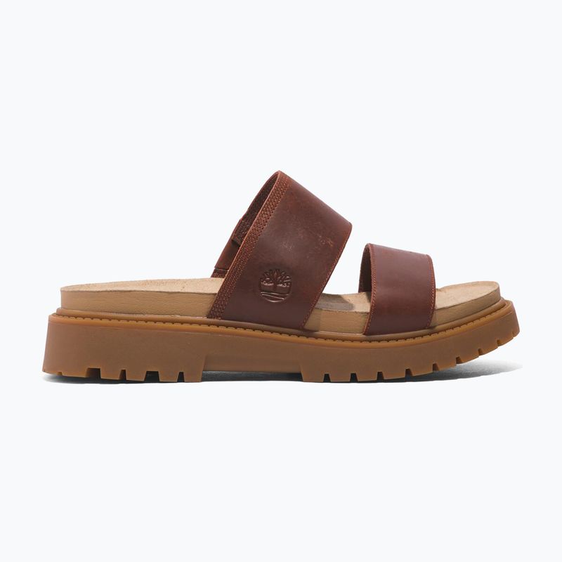Klapki damskie Timberland Clairemont Way dark red full grain 9