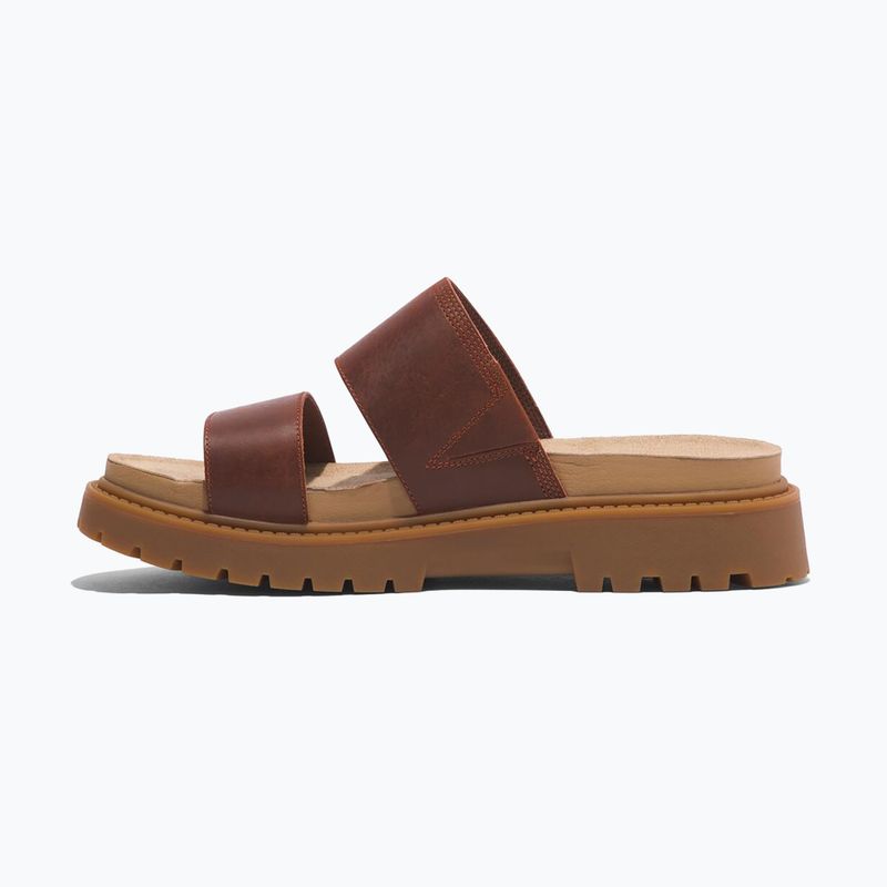 Klapki damskie Timberland Clairemont Way dark red full grain 10