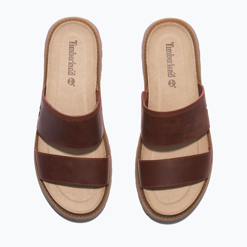 Klapki damskie Timberland Clairemont Way dark red full grain 12