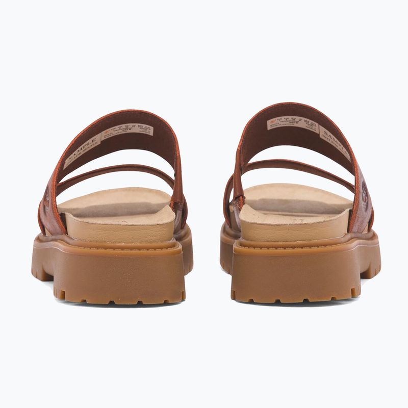 Klapki damskie Timberland Clairemont Way dark red full grain 13