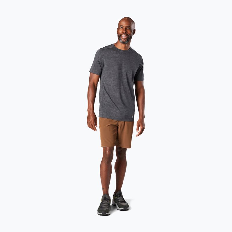 Koszulka trekkingowa męska Smartwool Merino Tee iron heather 2