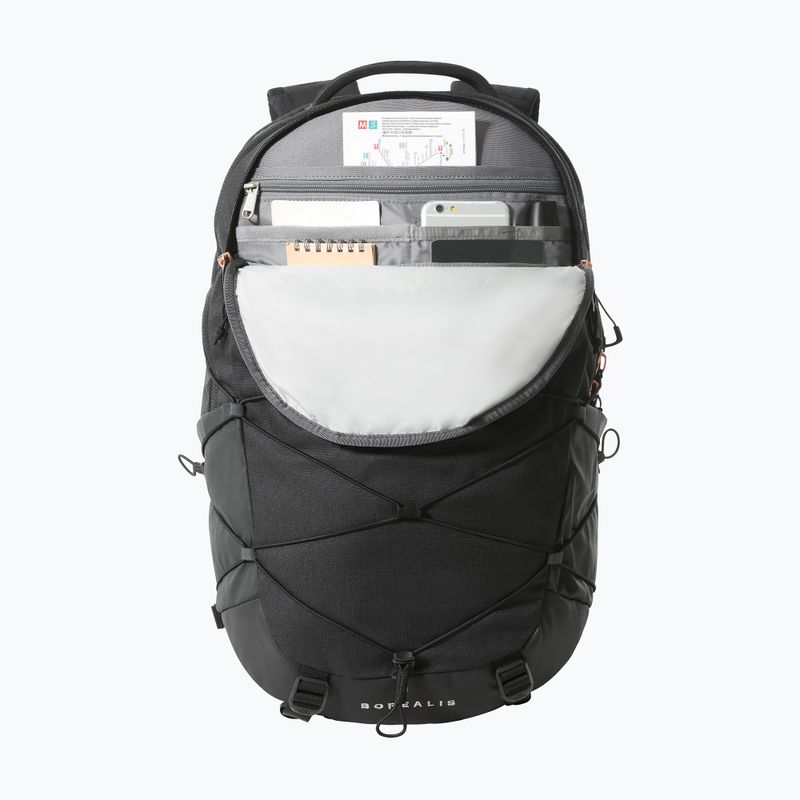 Plecak miejski dasmki The North Face Borealis 27 l black heather/burnt coral metallic 5