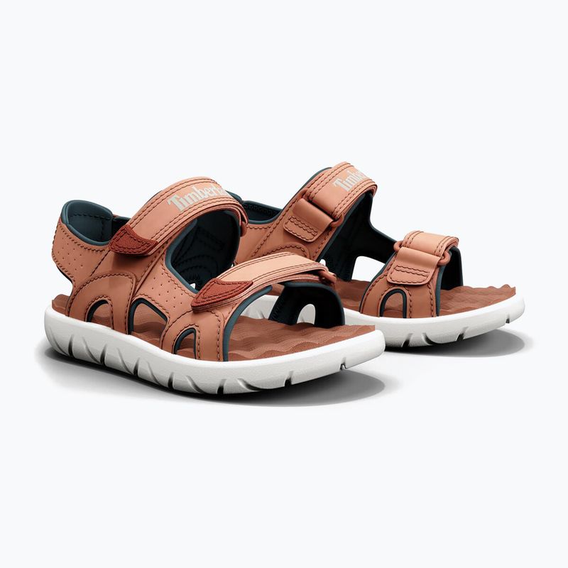 Sandały dziecięce Timberland Perkins Row 2 Strap light orange 11