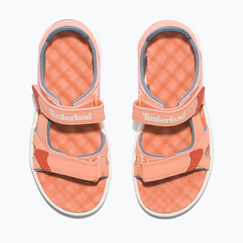 Sandały juniorskie Timberland Perkins Row 2 Strap light orange 11