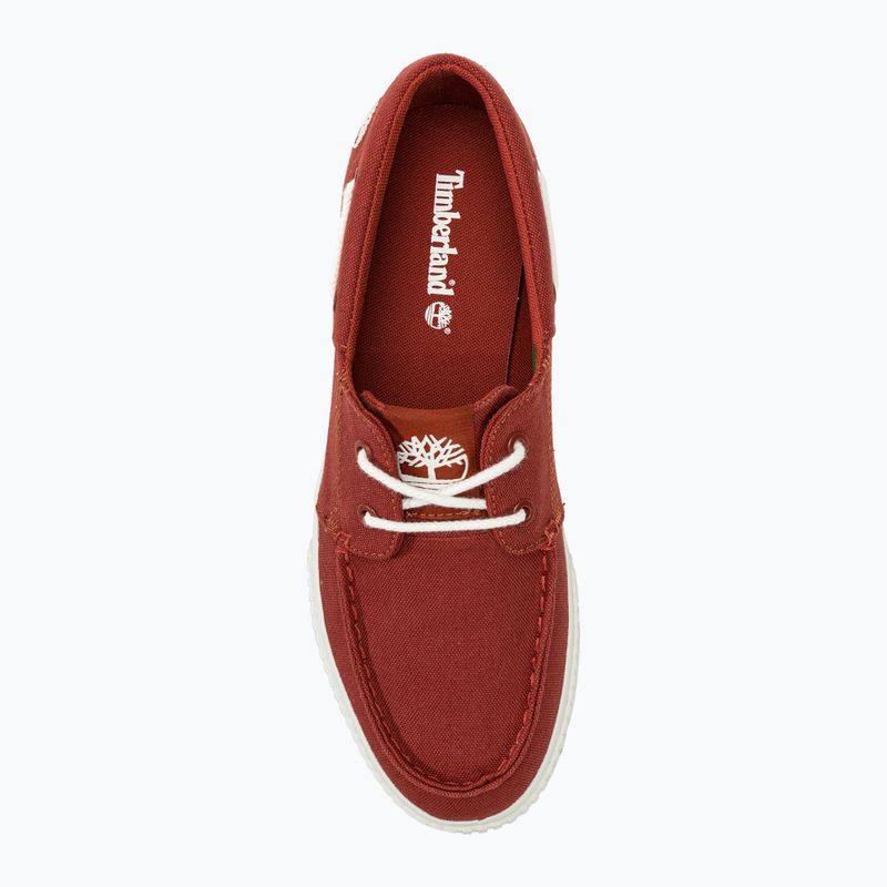Mokasyny męskie Timberland Mylo Bay dark red canvas 5