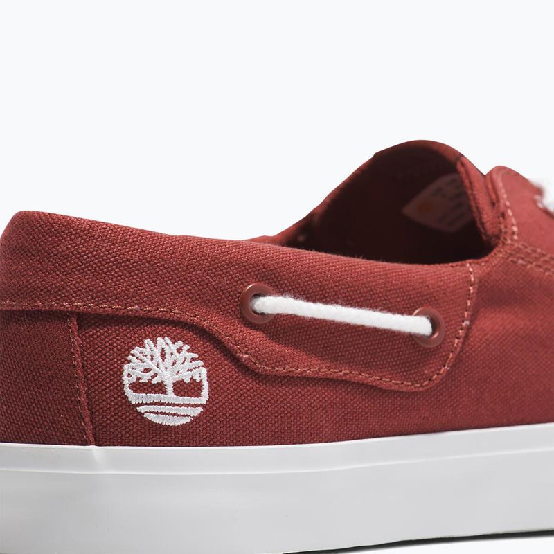 Mokasyny męskie Timberland Mylo Bay dark red canvas 8