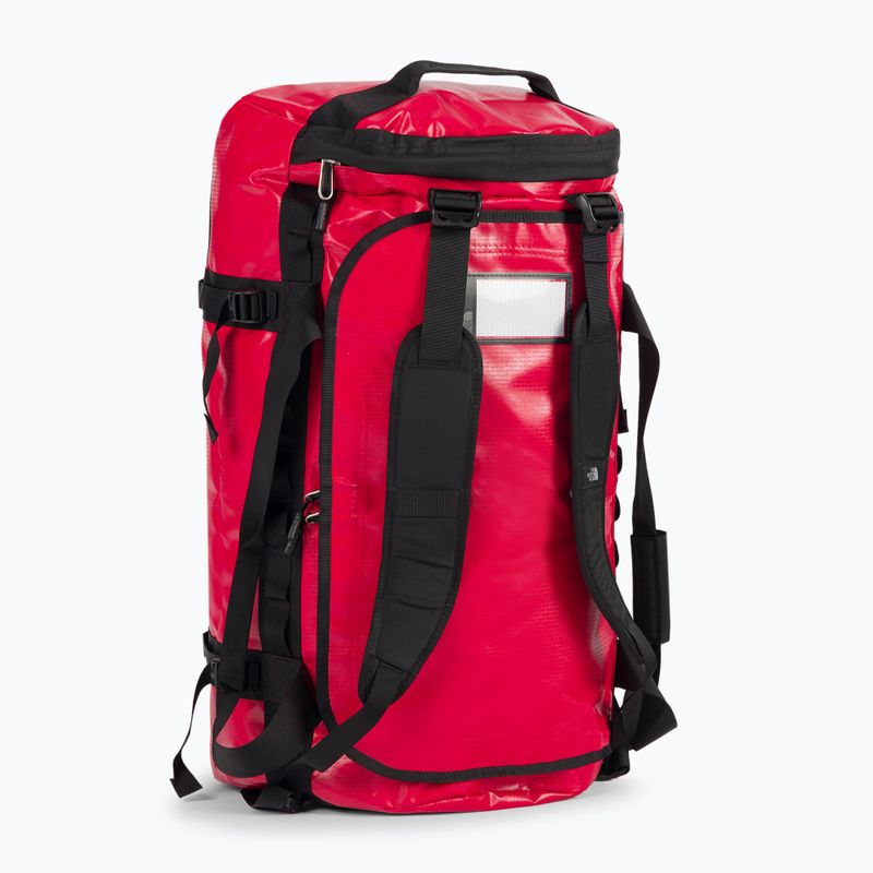 Torba podróżna The North Face Base Camp Duffel L 95 l red/black 2