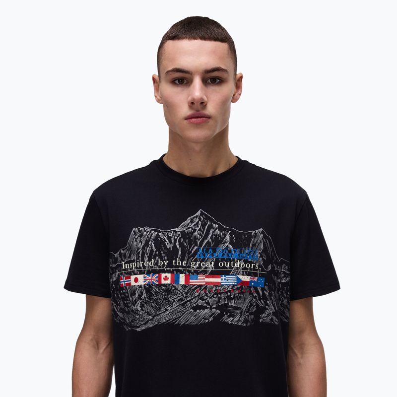 Koszulka męska Napapijri S-Turin 1 black 041 3